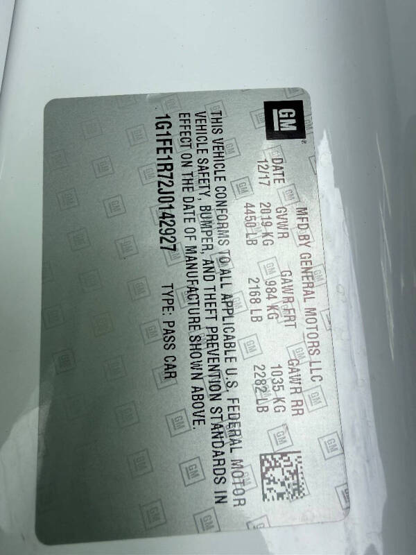 2018 Chevrolet Camaro SS