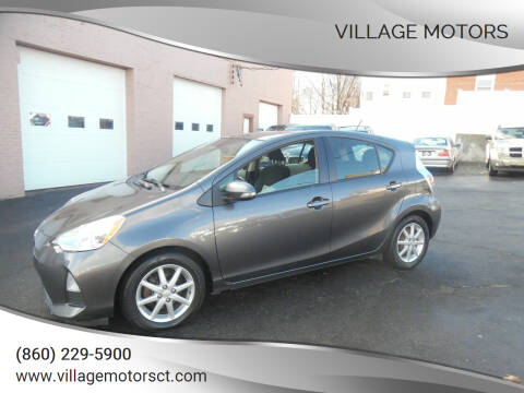 2013 Toyota Prius c for sale at Village Motors in New Britain CT