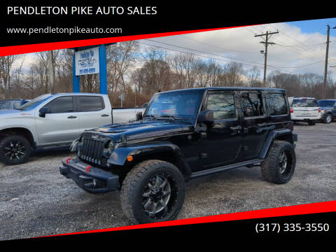 2016 Jeep Wrangler Unlimited for sale at PENDLETON PIKE AUTO SALES in Ingalls IN