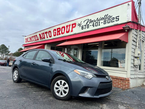 2014 Toyota Corolla for sale at Unlimited Auto Group of Marietta in Marietta GA