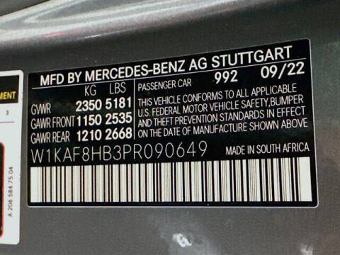 2023 Mercedes-Benz C-Class AMG C 43