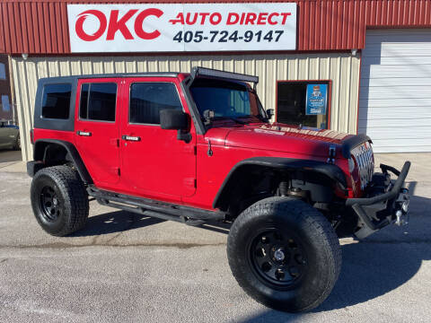 2008 Jeep Wrangler Unlimited for sale at OKC Auto Direct, LLC in Oklahoma City OK