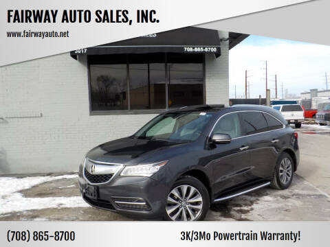 2014 Acura MDX for sale at FAIRWAY AUTO SALES, INC. in Melrose Park IL