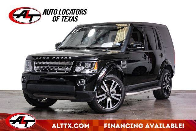 2015 Land Rover LR4 for sale at AUTO LOCATORS OF TEXAS in Plano TX