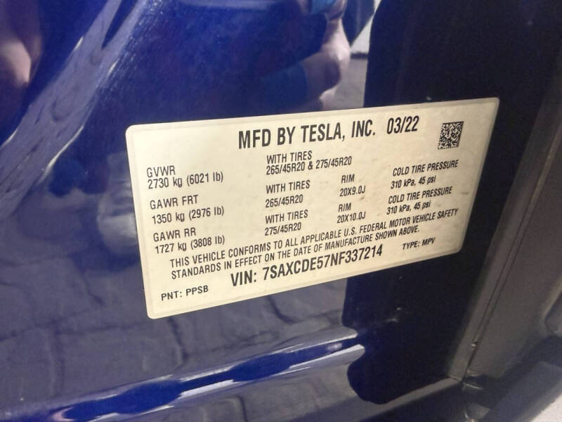 2022 Tesla Model X