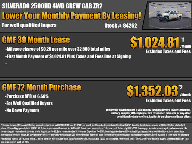 2026 Chevrolet Silverado 2500HD ZR2