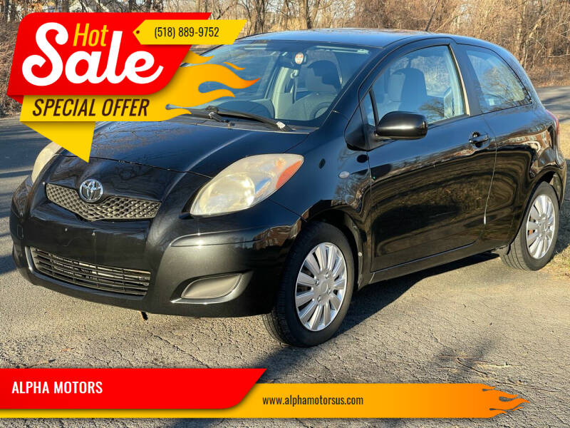 2010 Toyota Yaris for sale at ALPHA MOTORS in Cropseyville NY