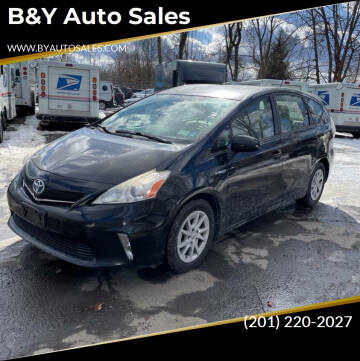 2012 Toyota Prius v for sale at B&Y Auto Sales in Hasbrouck Heights NJ