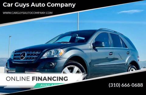 2011 Mercedes-Benz M-Class for sale at Car Guys Auto Company in Van Nuys CA