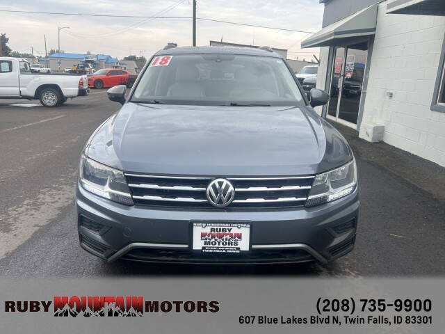 2018 Volkswagen Tiguan 2.0T SEL 4Motion