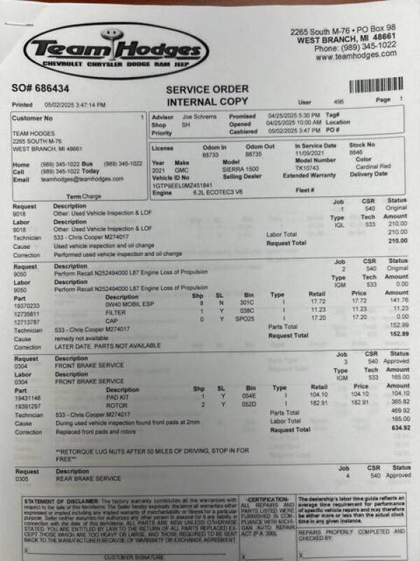 2021 GMC Sierra 1500