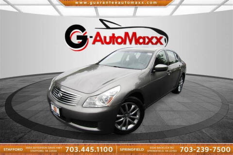 2009 Infiniti G37 Sedan for sale at Guarantee Automaxx in Stafford VA