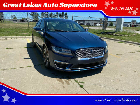 2017 Lincoln MKZ for sale at Great Lakes Auto Superstore in Waterford Township MI