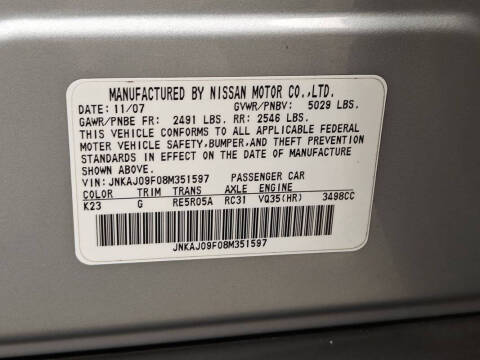 2008 Infiniti EX35 Journey