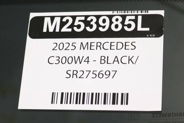 2025 Mercedes-Benz C-Class C 300 4MATIC