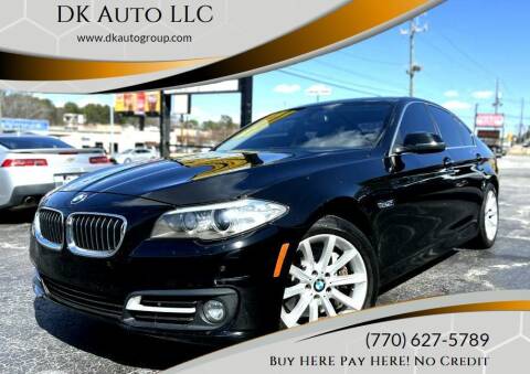2015 BMW 5 Series for sale at DK Auto LLC in Stone Mountain GA