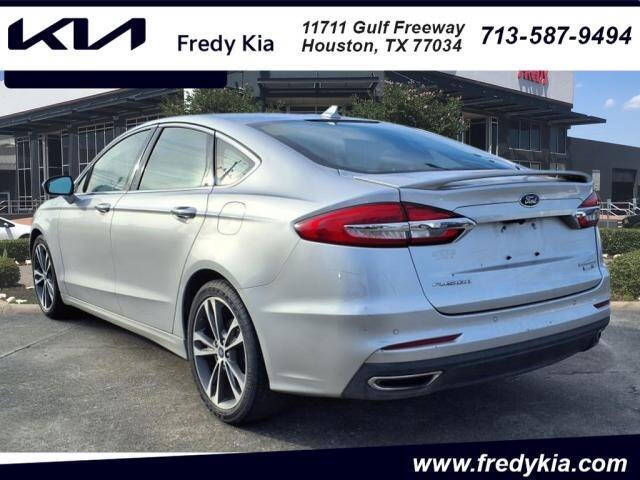 Used 2019 Ford Fusion Titanium with VIN 3FA6P0D93KR207196 for sale in Houston, TX