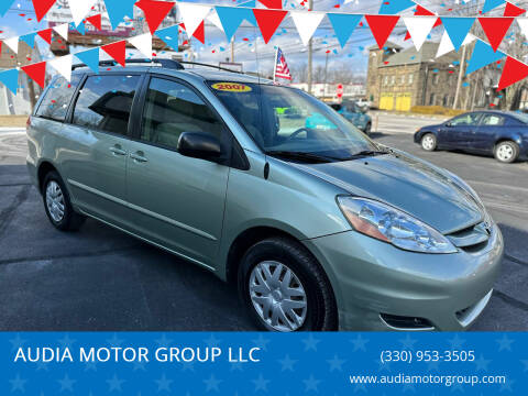 2007 Toyota Sienna for sale at AUDIA MOTOR GROUP LLC in Austintown OH