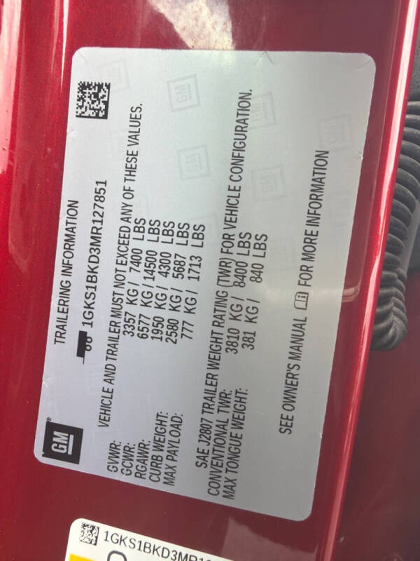 2021 GMC Yukon SLT