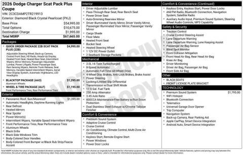 2026 Dodge Charger Scat Pack Plus
