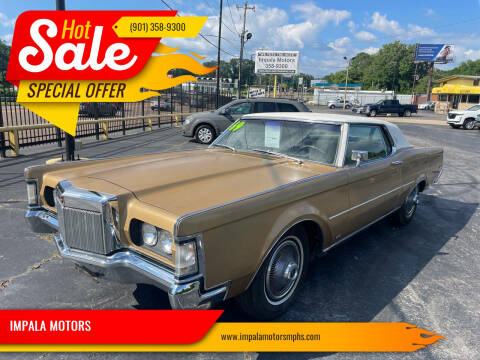 1969 Lincoln Mark III for sale at IMPALA MOTORS in Memphis TN