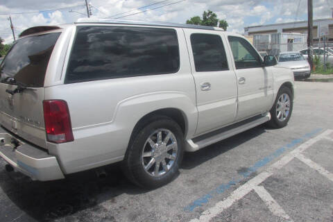 2006 Cadillac Escalade ESV for sale at TROPICAL MOTOR CARS INC in Miami FL