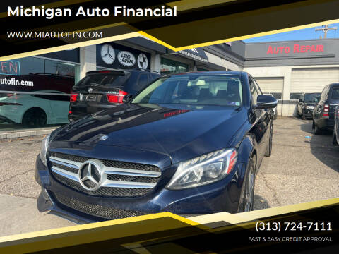 2015 Mercedes-Benz C-Class for sale at Michigan Auto Financial in Dearborn MI