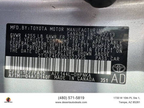 2013 Toyota Matrix S