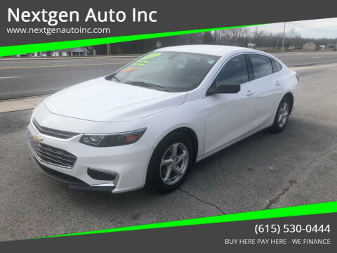 2018 Chevrolet Malibu for sale at Nextgen Auto Inc in Smithville TN