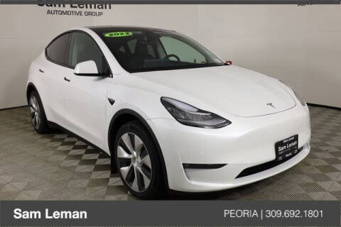 2022 Tesla Model Y for sale at Sam Leman Chrysler Jeep Dodge of Peoria in Peoria IL