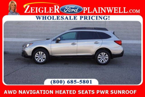 2018 Subaru Outback for sale at Zeigler Ford of Plainwell in Plainwell MI