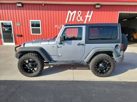 2015 Jeep Wrangler for sale at M & H Auto & Truck Sales Inc. in Marion IN