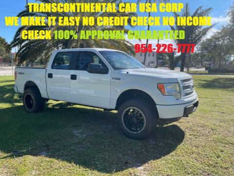 2014 Ford F-150 for sale at Transcontinental Car USA Corp in Fort Lauderdale FL