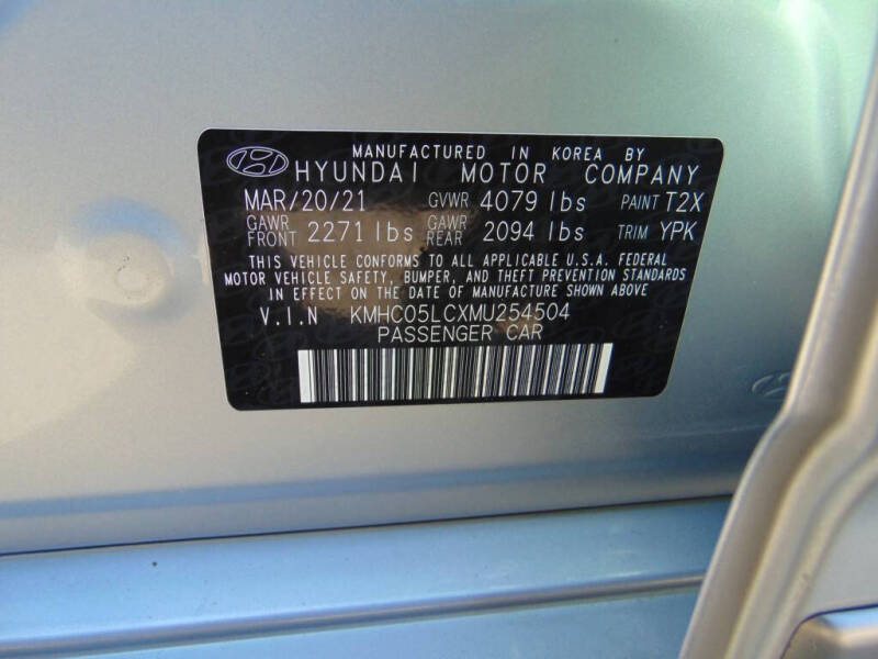 2021 Hyundai Ioniq Hybrid Limited