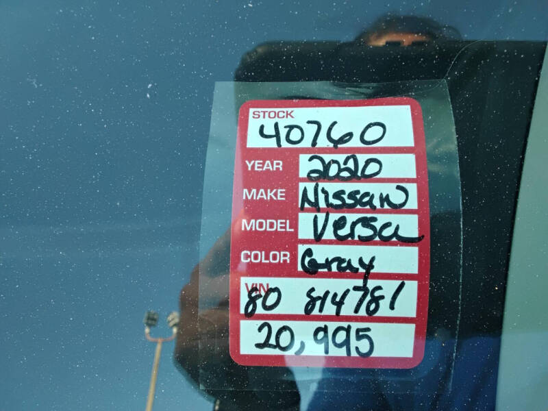 2020 Nissan Versa SV