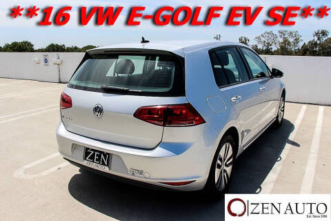 2016 Volkswagen e-Golf SE