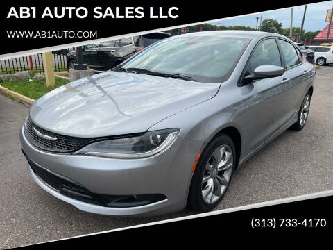 2015 Chrysler 200 for sale at AB1 AUTO SALES LLC in Detroit MI