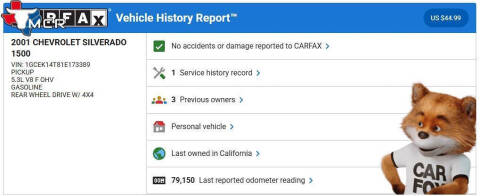 2001 Chevrolet Silverado 1500