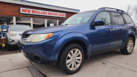 2012 Subaru Forester for sale at New England Motor Cars in Springfield MA