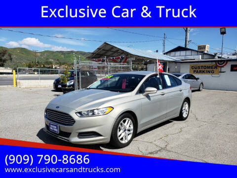 2015 Ford Fusion for sale at Exclusive Car & Truck in Yucaipa CA