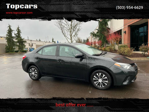 2014 Toyota Corolla for sale at Topcars in Wilsonville OR