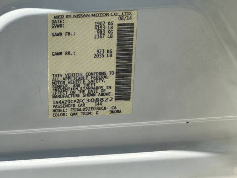 2015 Nissan LEAF S