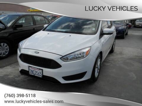 2016 Ford Focus for sale at Lucky Vehicles in Coachella CA