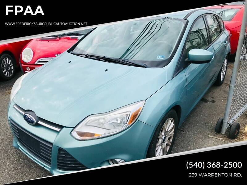 2012 Ford Focus for sale at FPAA in Fredericksburg VA