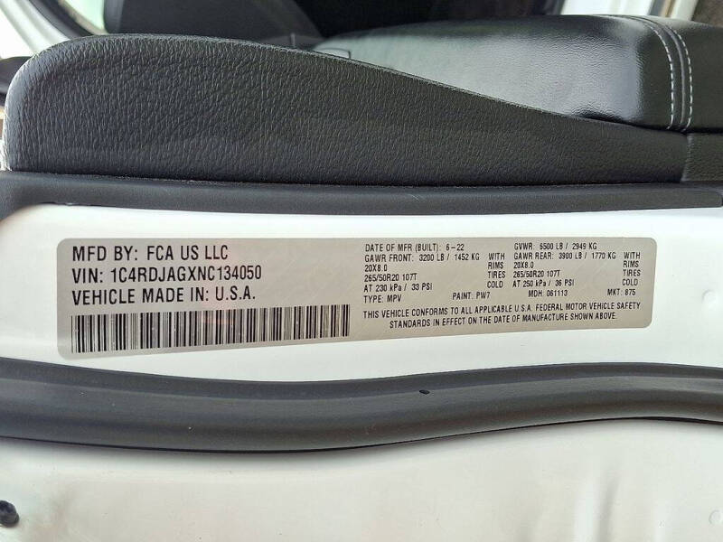 2022 Dodge Durango SXT