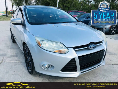 2013 Ford Focus for sale at LUXURY UNLIMITED AUTO SALES in San Antonio TX