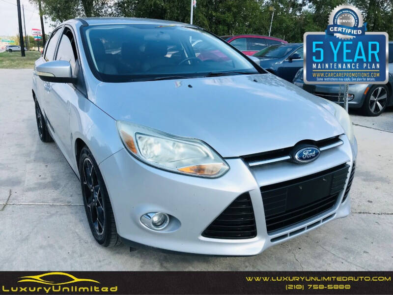 2013 Ford Focus for sale at LUXURY UNLIMITED AUTO SALES in San Antonio TX