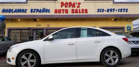 2013 Chevrolet Cruze for sale at Popas Auto Sales in Detroit MI