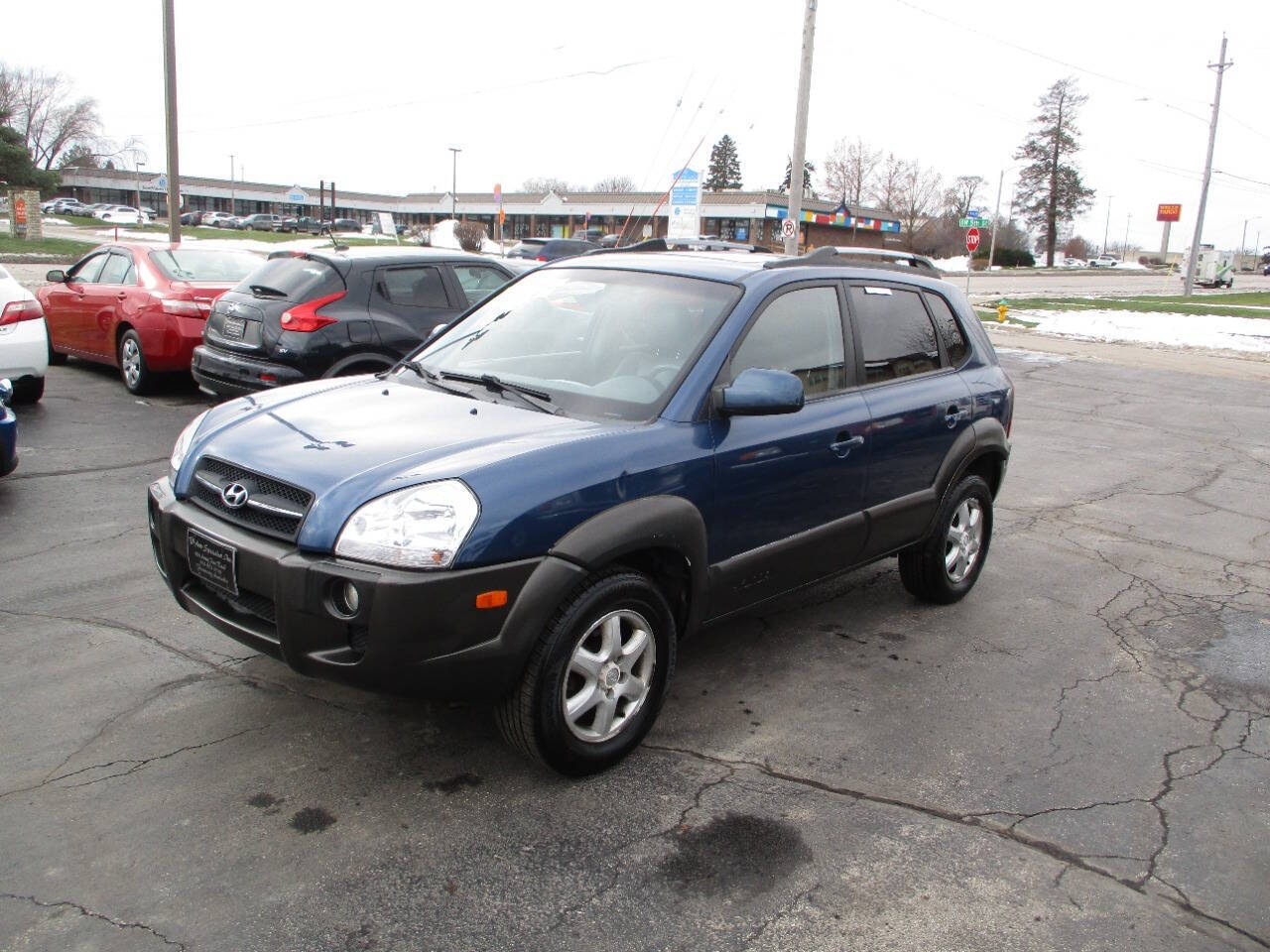 Blue 2005 Hyundai TUCSON LX LX 4WD 4dr SUV 1