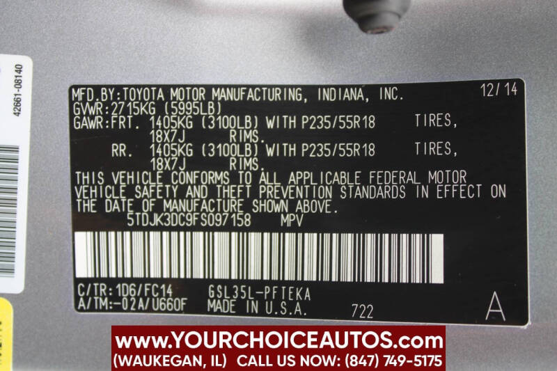 2015 Toyota Sienna LE 7-Passenger